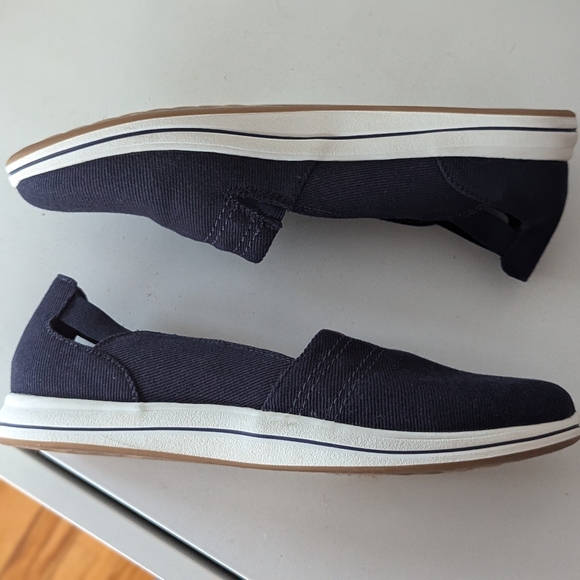 Clarks Cloud stepper Breeze Step II Dark Navy 10 and 9.5 - Picture 9 of 11